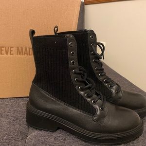 Steve Madden Veeta Combat Boot NEW NIB